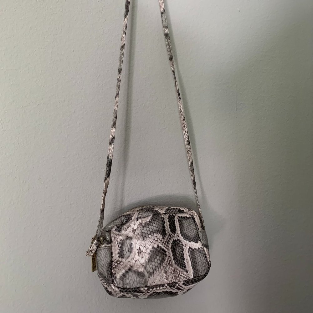 Snakeskin crossbody